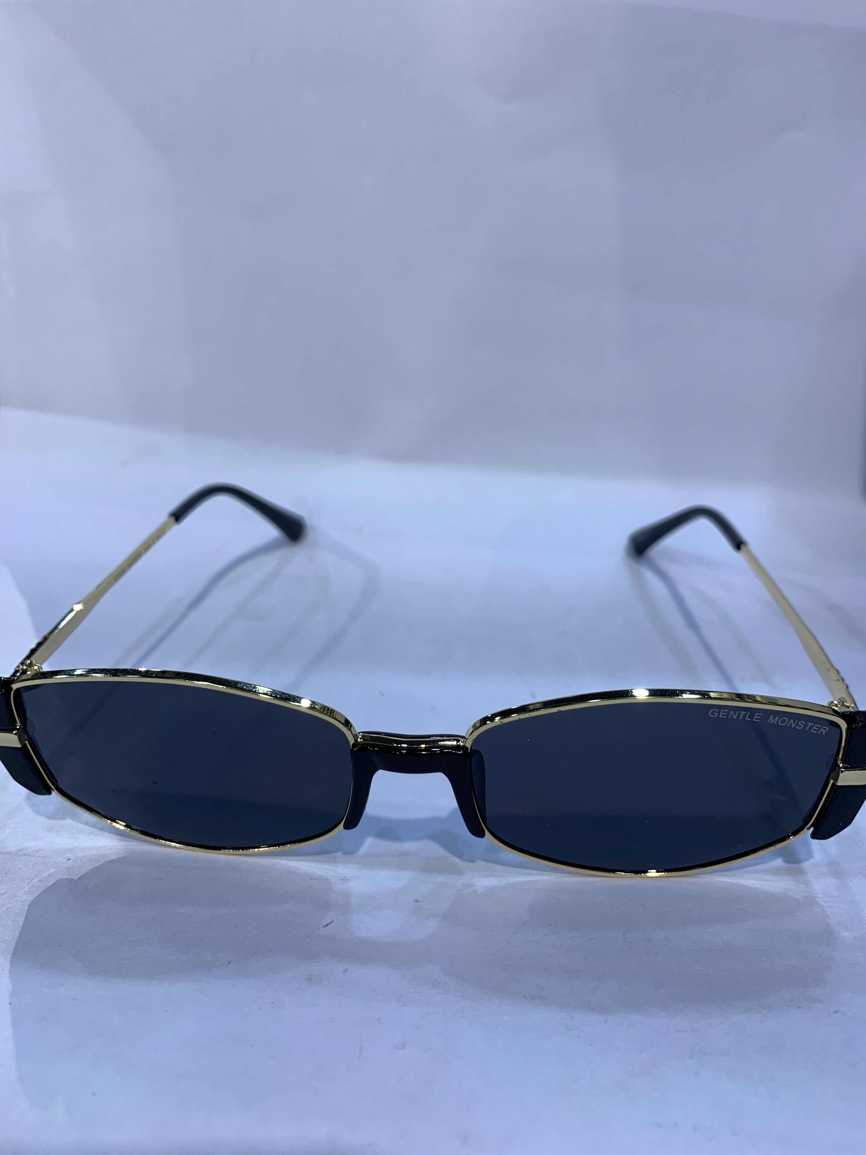 NEG Golden Frame Black Shade Unisex Sunglasss 9559CE