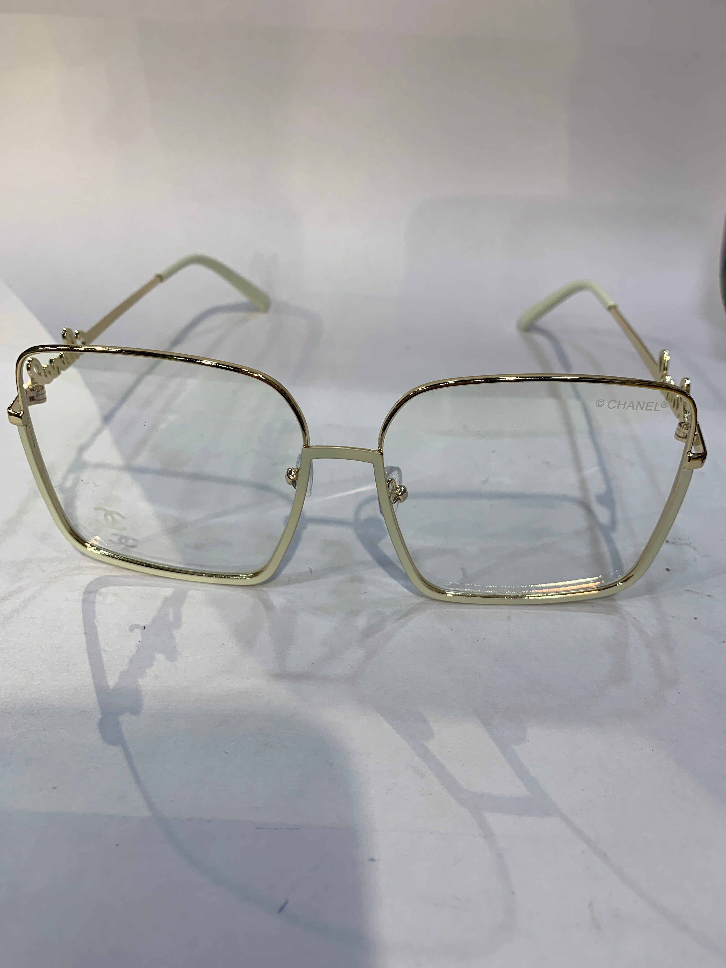 AHC Golden White Frame Trancy Shade Unisex Sunglasss SUN 006