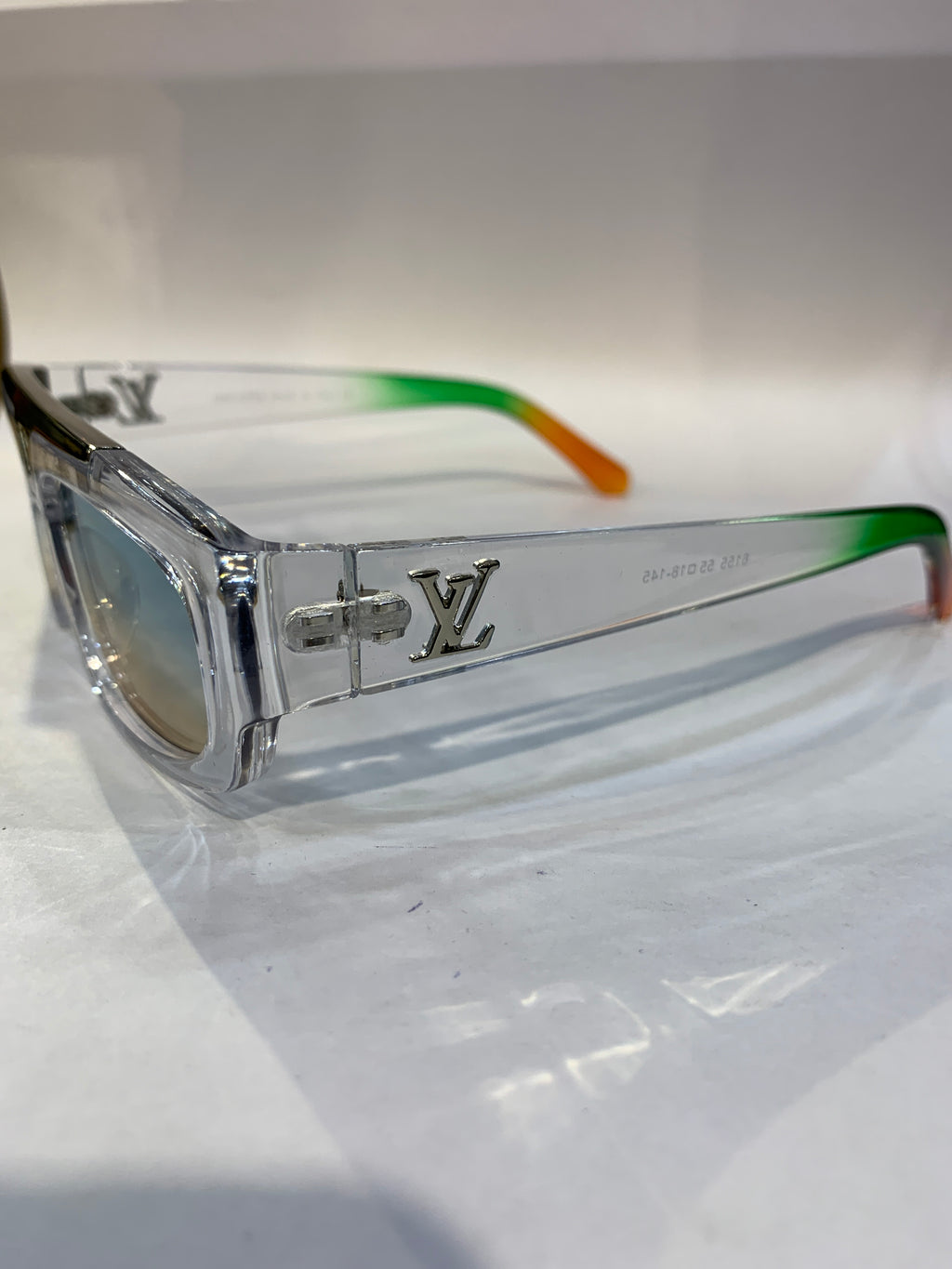 UOL Transparent Frame Transparent Shade Unisex Sunglasss 6155 55 18 145
