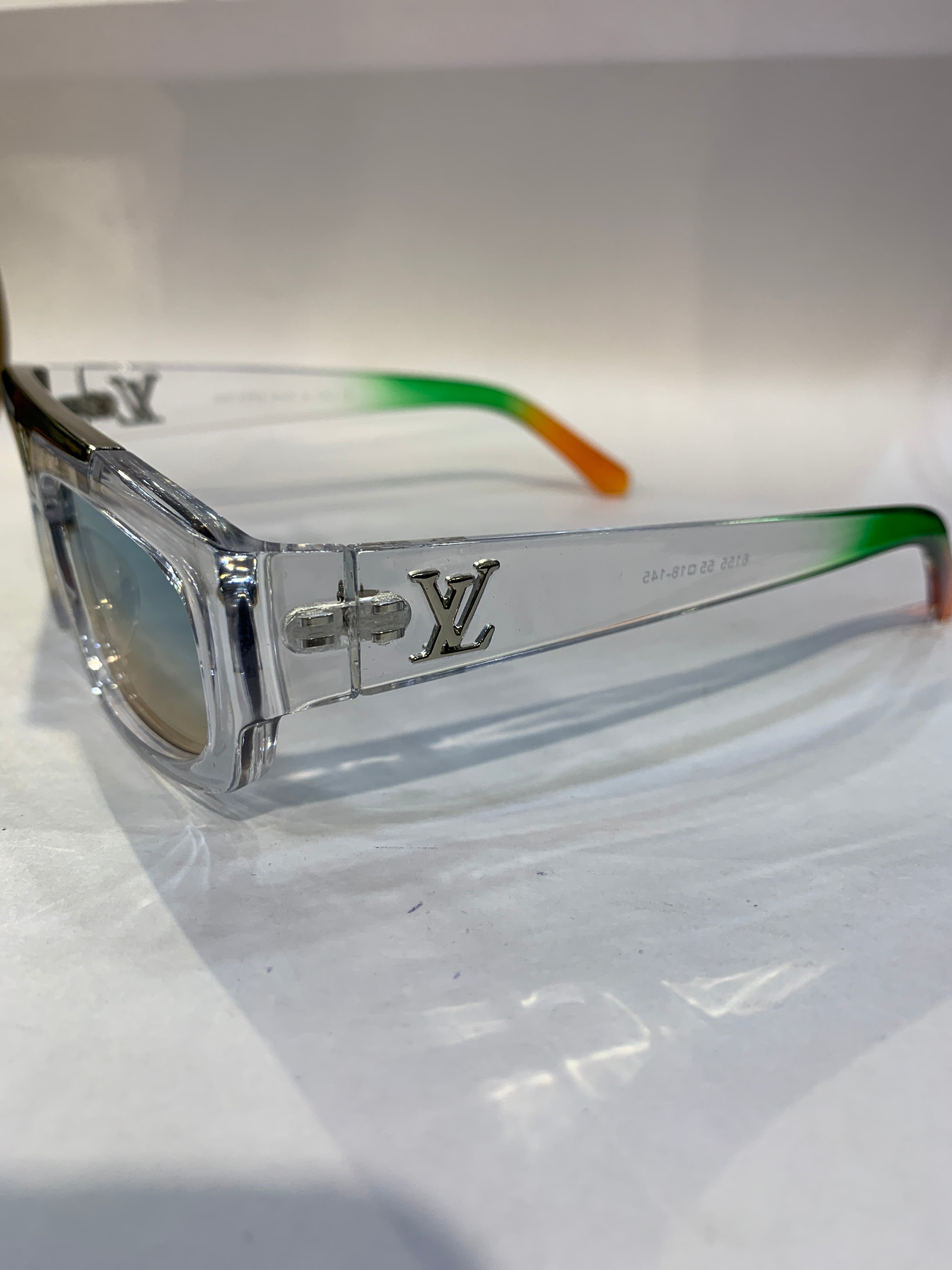 UOL Transparent Frame Transparent Shade Unisex Sunglasss 6155 55 18 145