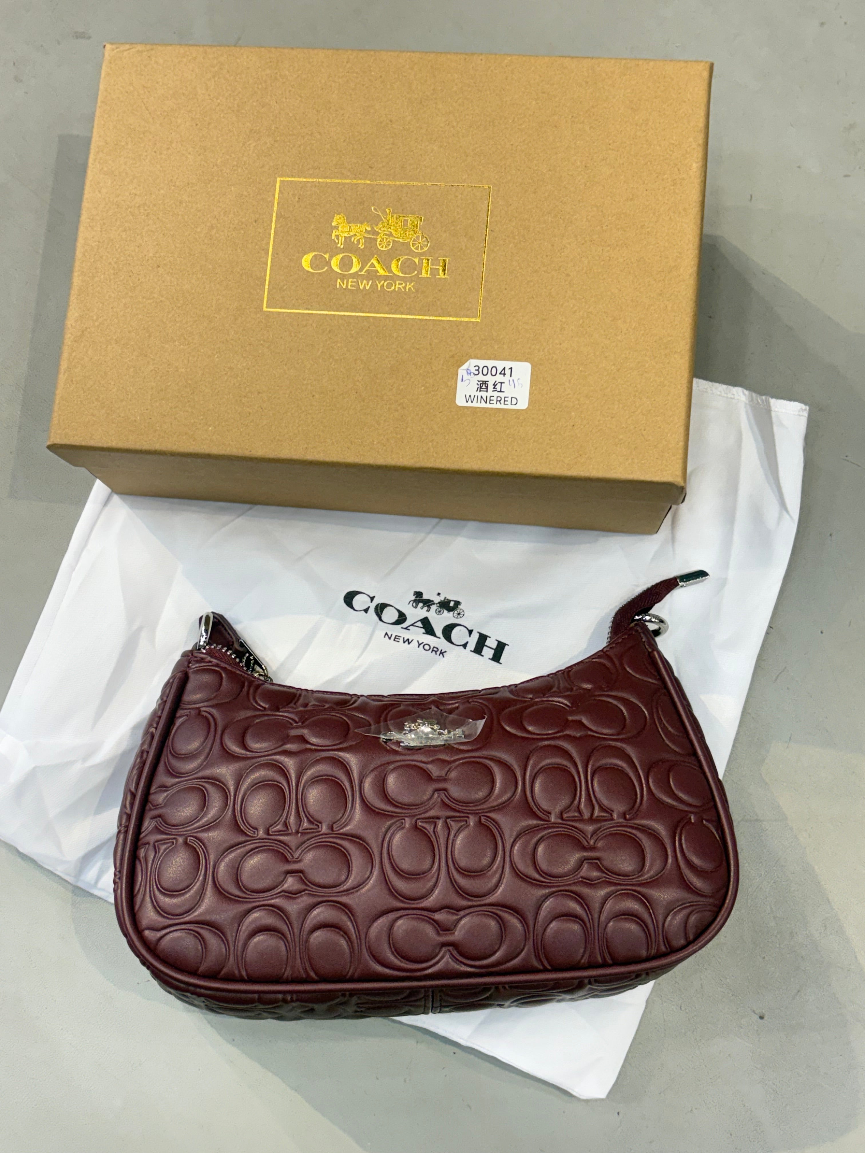 Aoc Wine Red Colour Cc Print Premium Quality Ladies Side Sling Bag 30041
