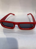 UOL Red Frame Black Shade Unisex Sunglasss 6190 54 22 145