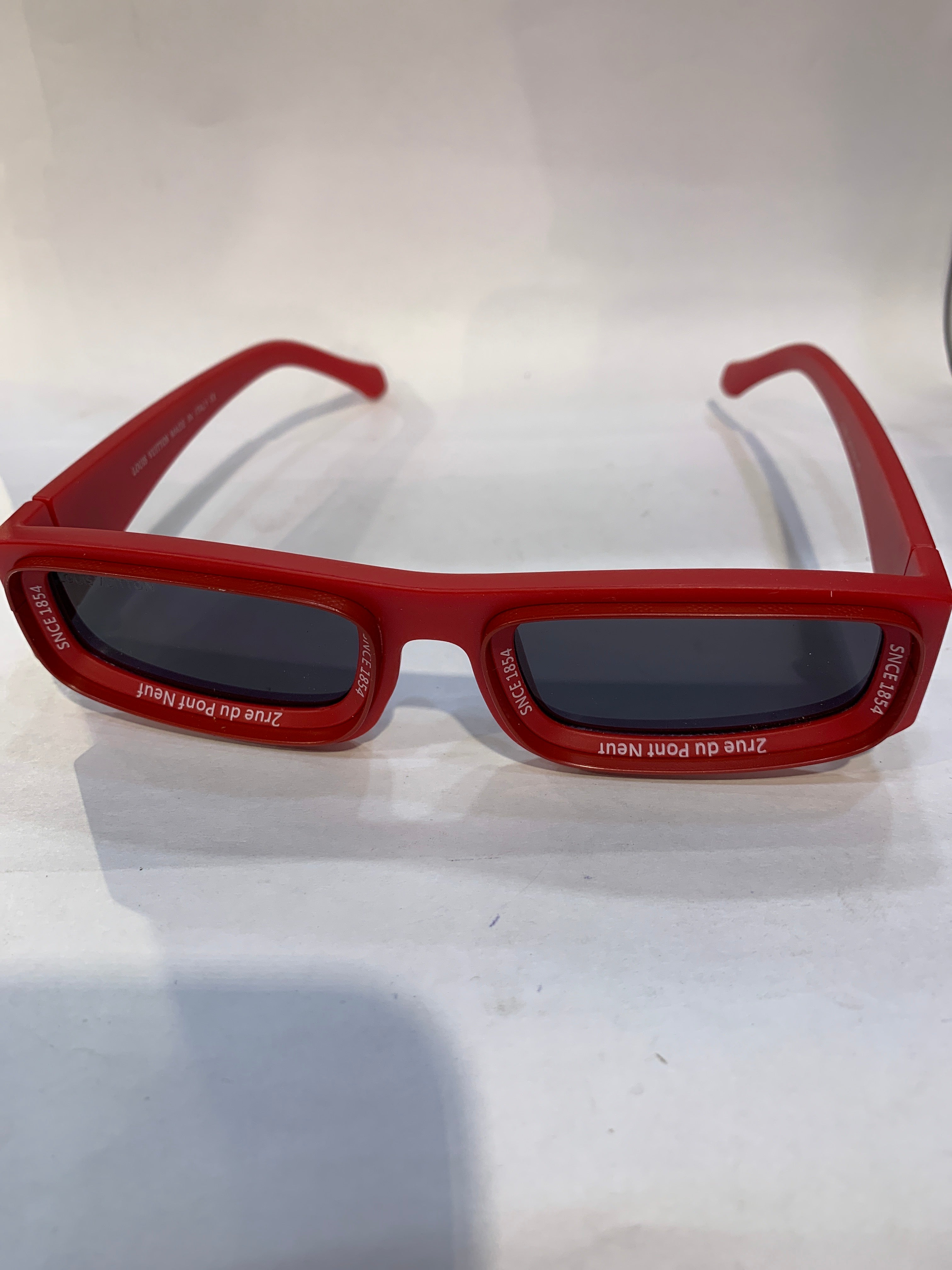 UOL Red Frame Black Shade Unisex Sunglasss 6190 54 22 145