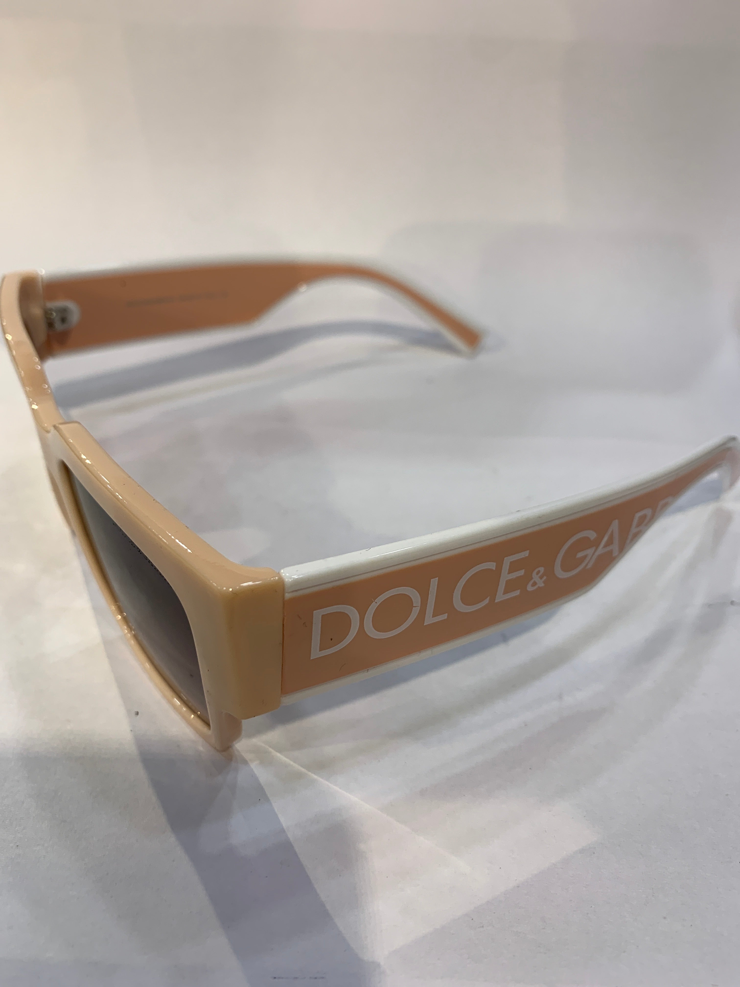 LOD Peach Frame Brown Shade Unisex Sunglasss DG6184 52 19 140
