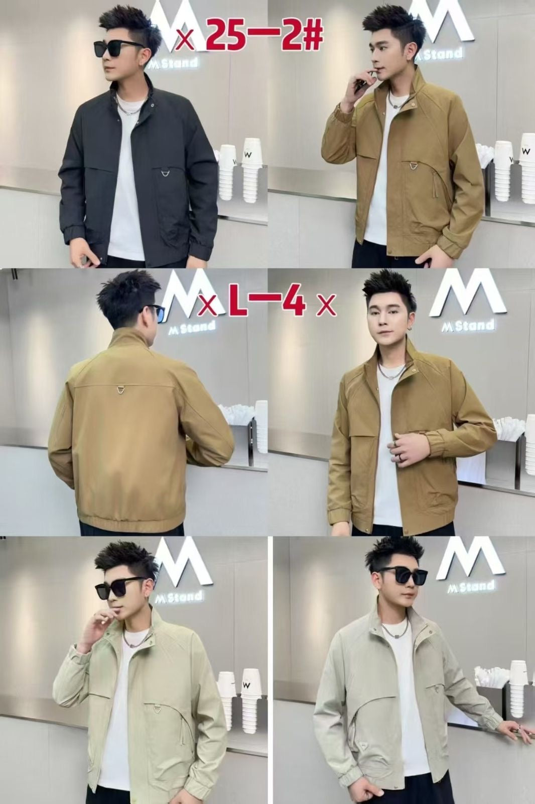 COLLEC Black Colour Premium Quality Oversized Men’s Jacket X25-2