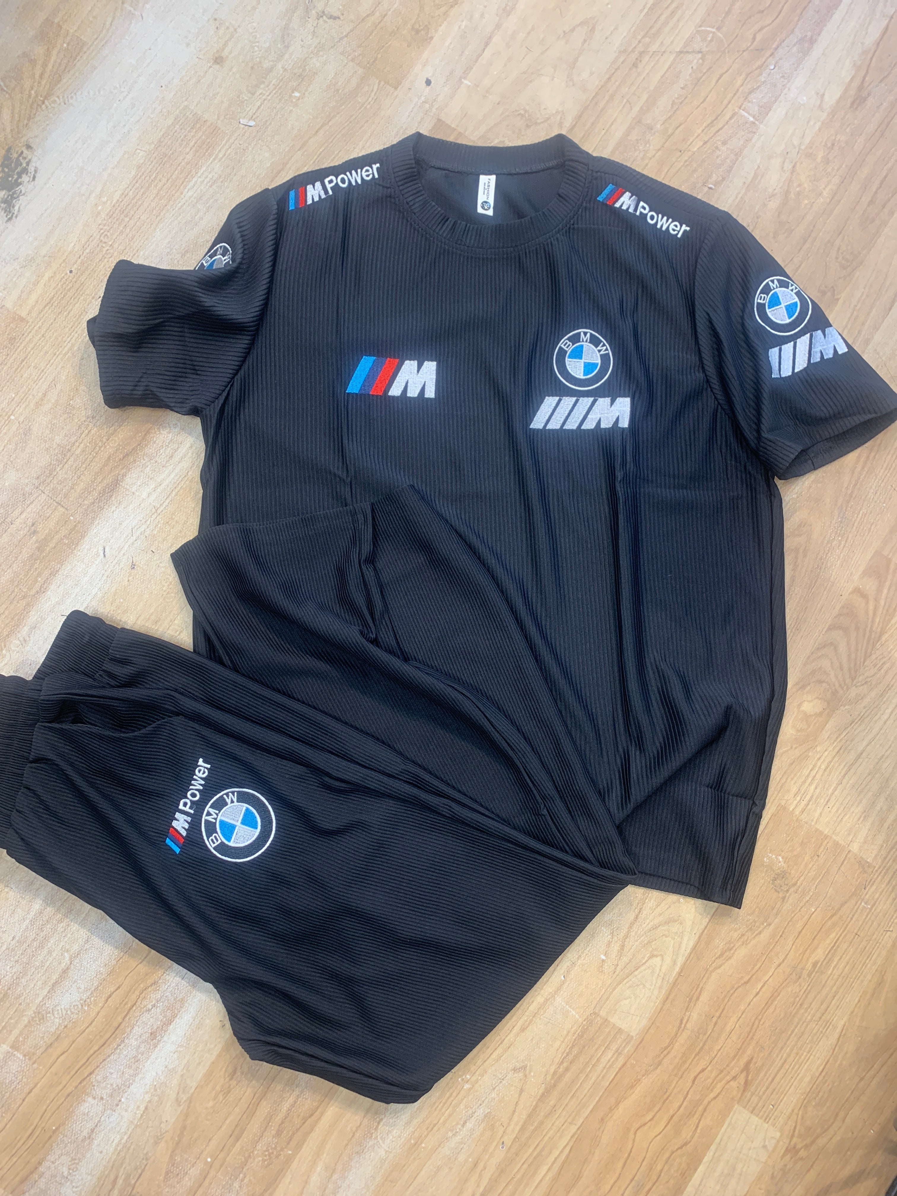 BMW Black Coord set Tshirt & Lower 8233