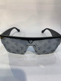 UOL Black  Frame Black Mercury  Printed Shade Unisex Sunglasss 1583 158 16 140