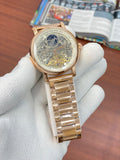 Tap Copper Chain White Dial Automatic Men Watch 901850