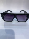 LAB Black Frame Violet Shade Unisex Sunglasss 6083 56 14 140 C2 CE