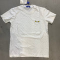 JSY NEF FEN White Colour Yellow Eye Round Neck Imported Unisex Tshirt 2850
