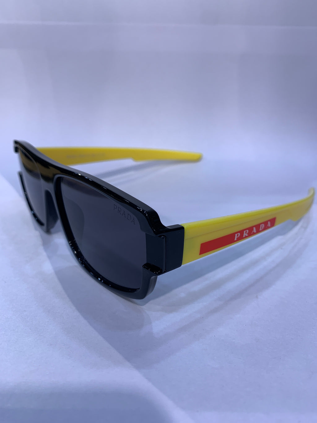ARP Black Yellow Frame Black Shade Unisex Sunglasss GPS 03 W F 66 16 140 3N