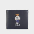 LOP POL Genuine Leather Teddy Embroidered Men’s Wallet 989288