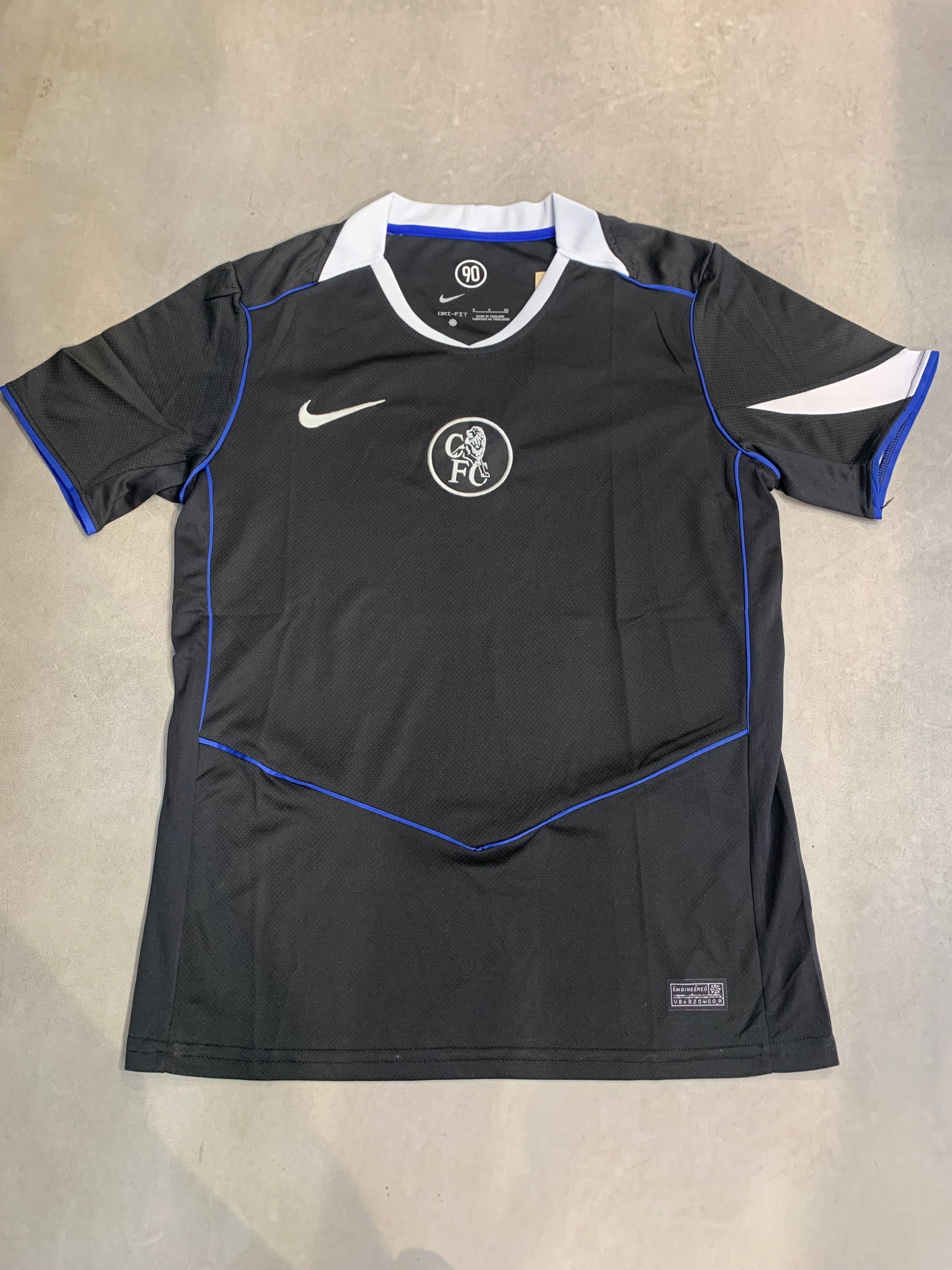 IDA ADI  Black Colour White Round Neck Tshirt Jersey 990521