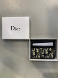 OID DIO DD Print Italian Leather Imported Unisex Cardholder 990437
