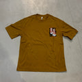 FASHION Brown Colour Shoe Print With Back Print Imported Oversized Unisex TShirt 9076