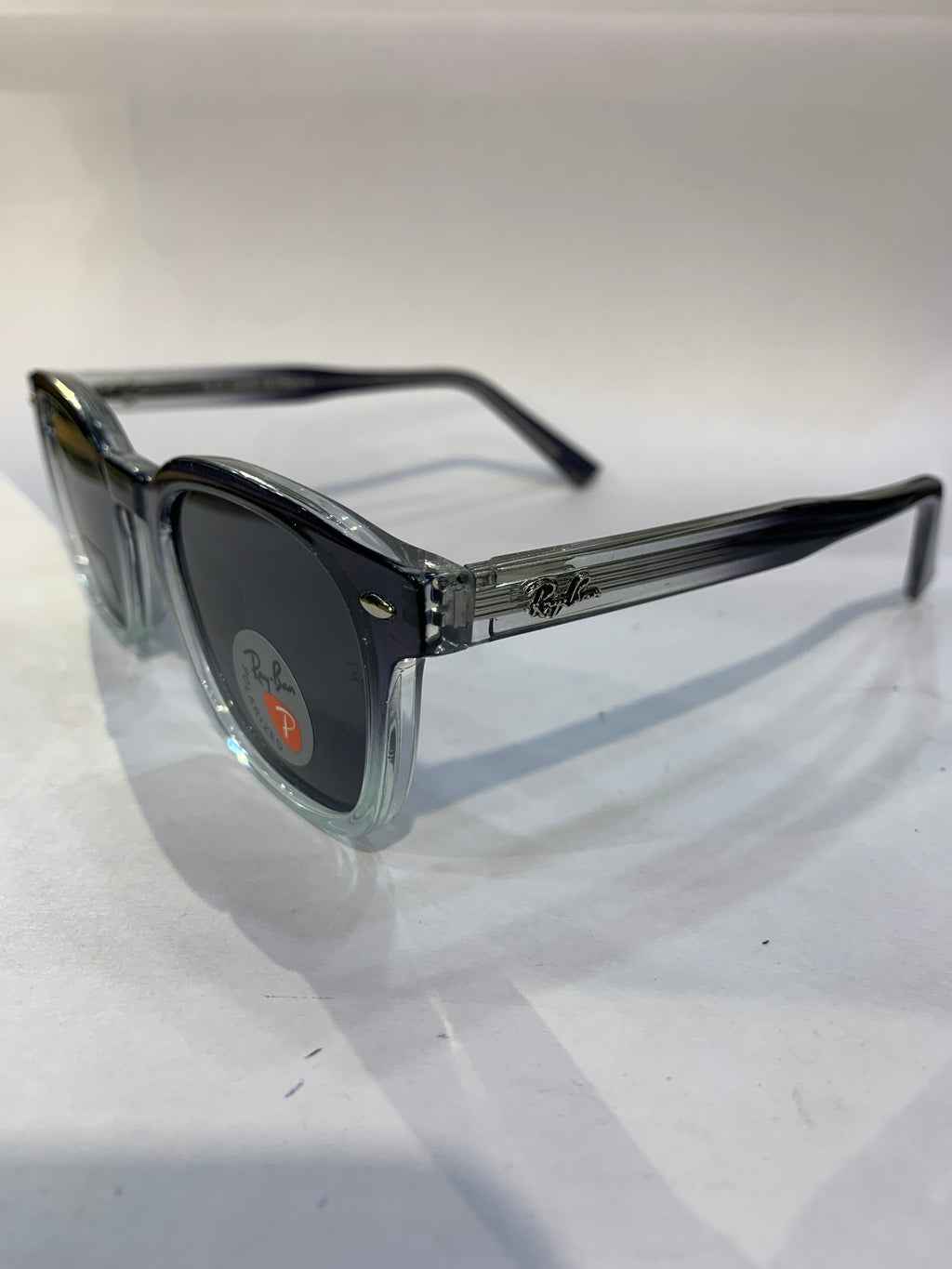 YAR Transparent Black Frame Black  Shade Unisex Sunglasss 7739 51 23 147 C4