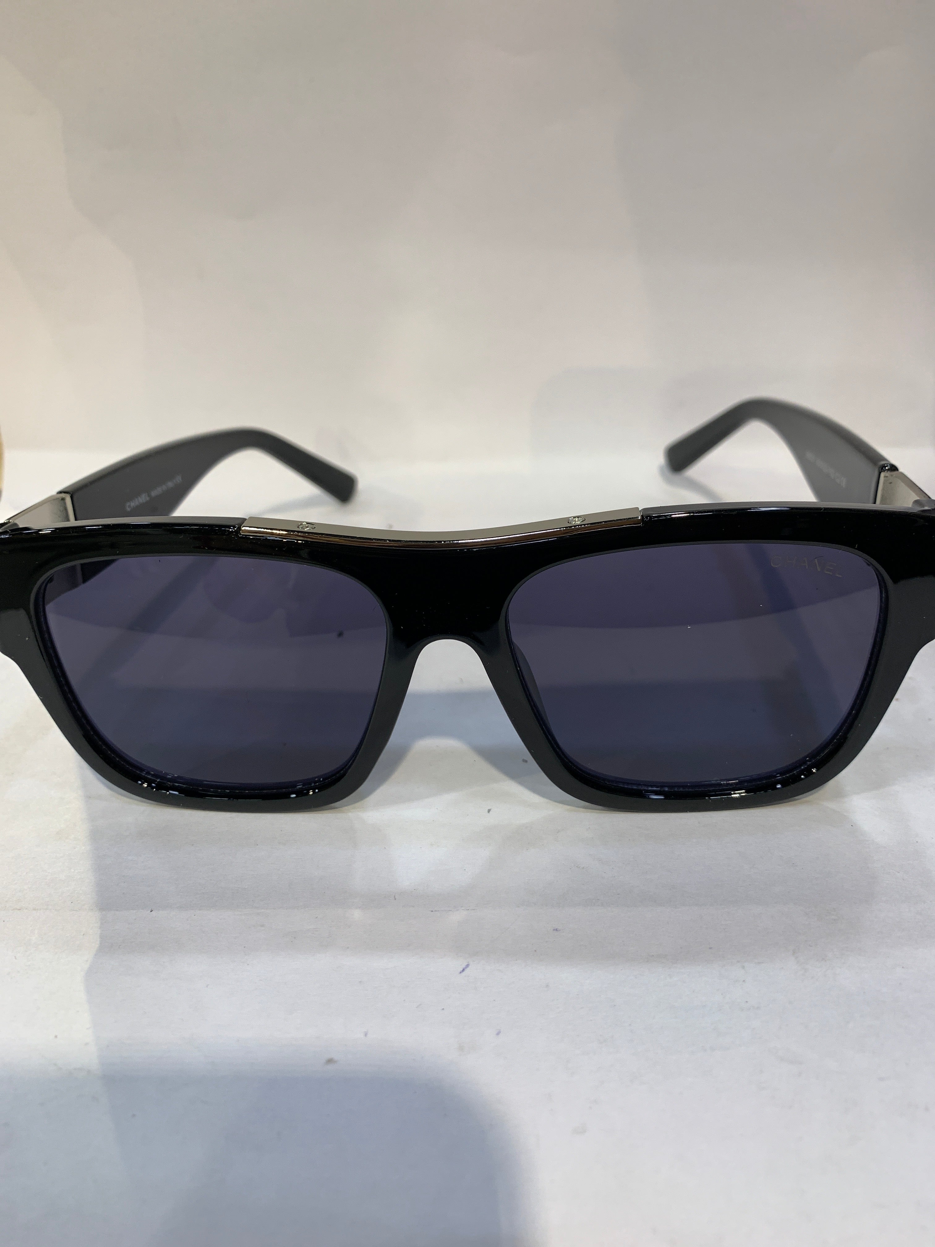 AHC Black Frame Black Shade Unisex Sunglasss 98031 60 22 152 C2 CE