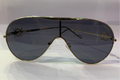EOL Golden Frame Black Shade Golden Stick Unisex Sunglasses SUN104