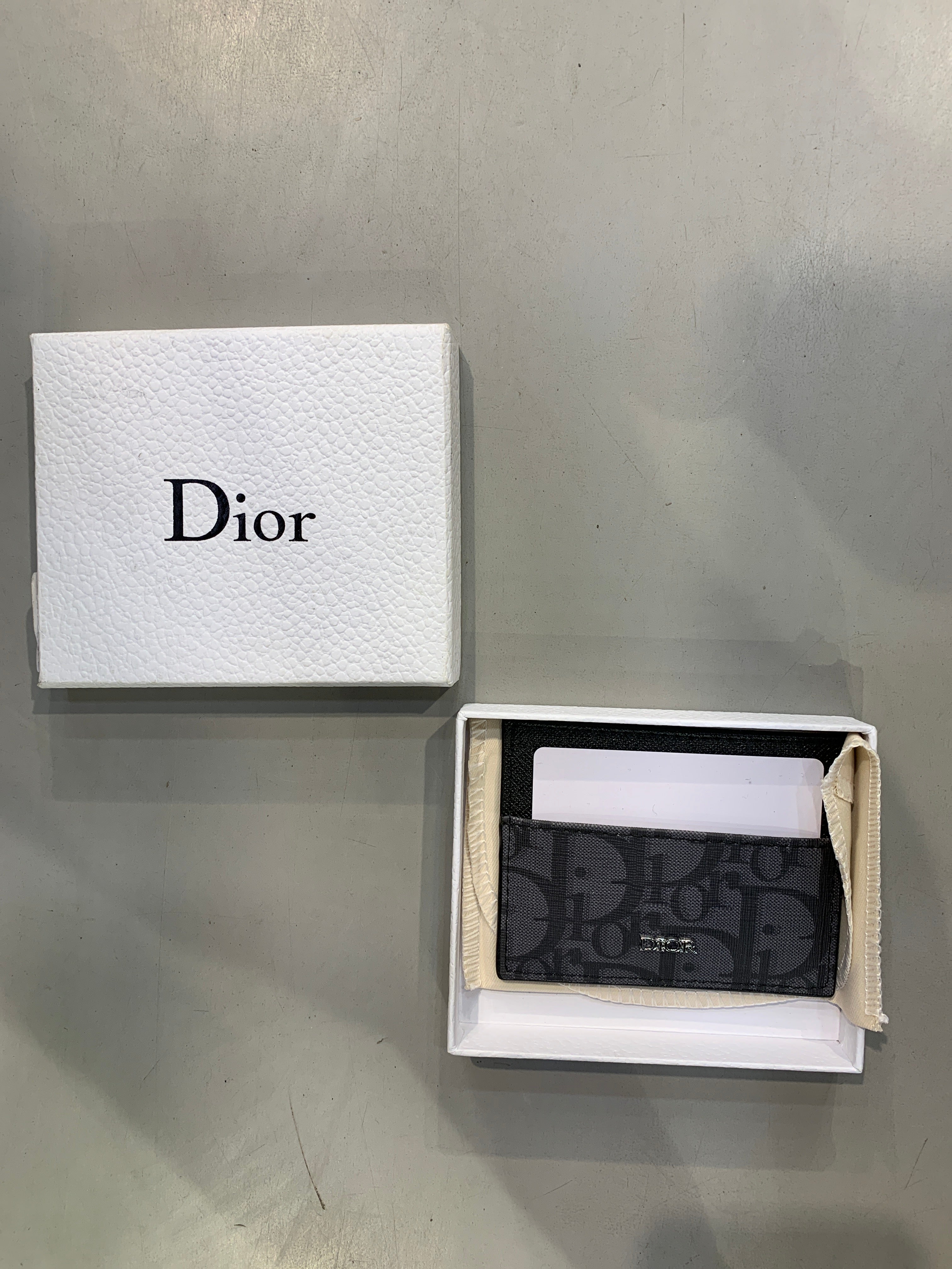 OID DIO DD Print Italian Leather Imported Unisex Cardholder 990437