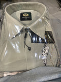 AQUARIUS Grey Colour Gold Black Silver Stud Design Premium Quality Full sleeve Shirt 2618G
