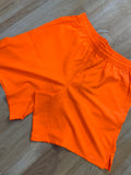 Neon Orange Colour NK KIN NS Lycra Shorts regular Fit 988649