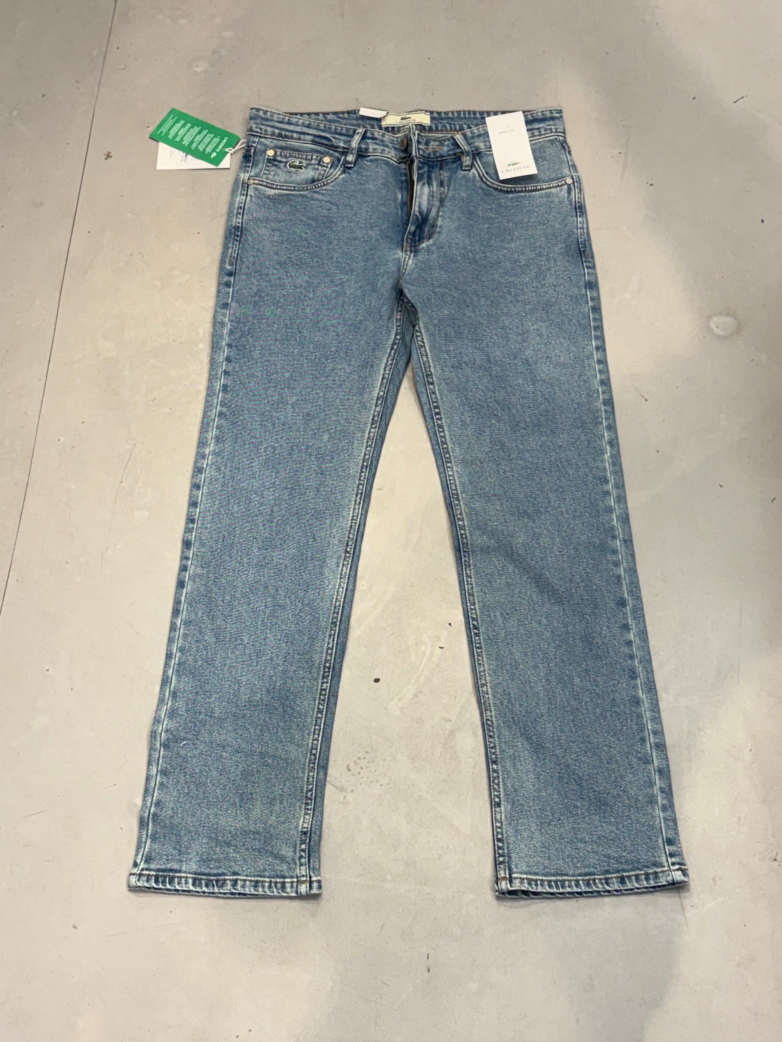 LAC Faded Blue Colour Greenish Shade Regular Fit Men’s Jeans 2397B