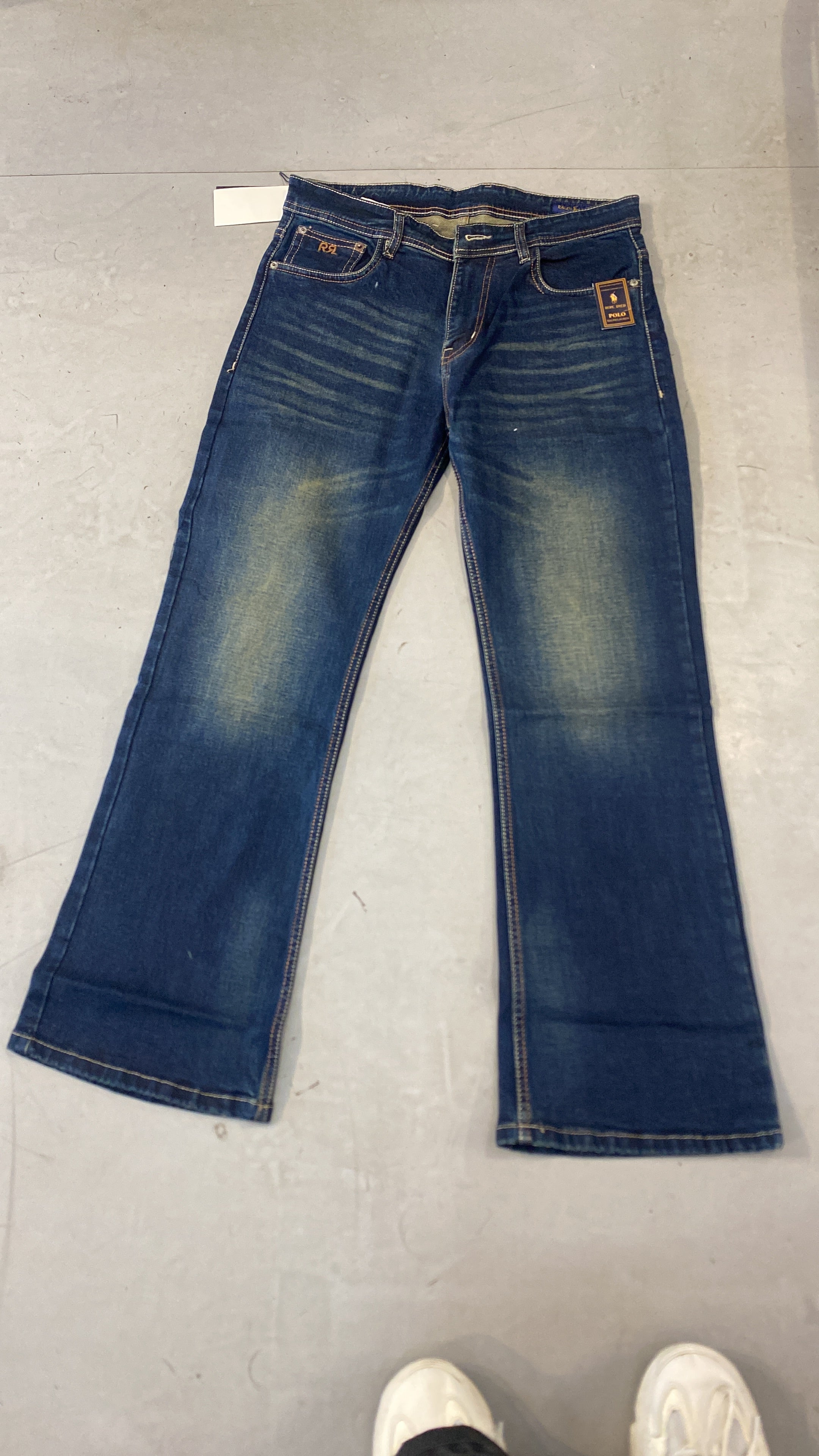 LAR RAL LOP Dark Blue Colour Premium Quality Bootcut Fit Men’s Jeans 990363