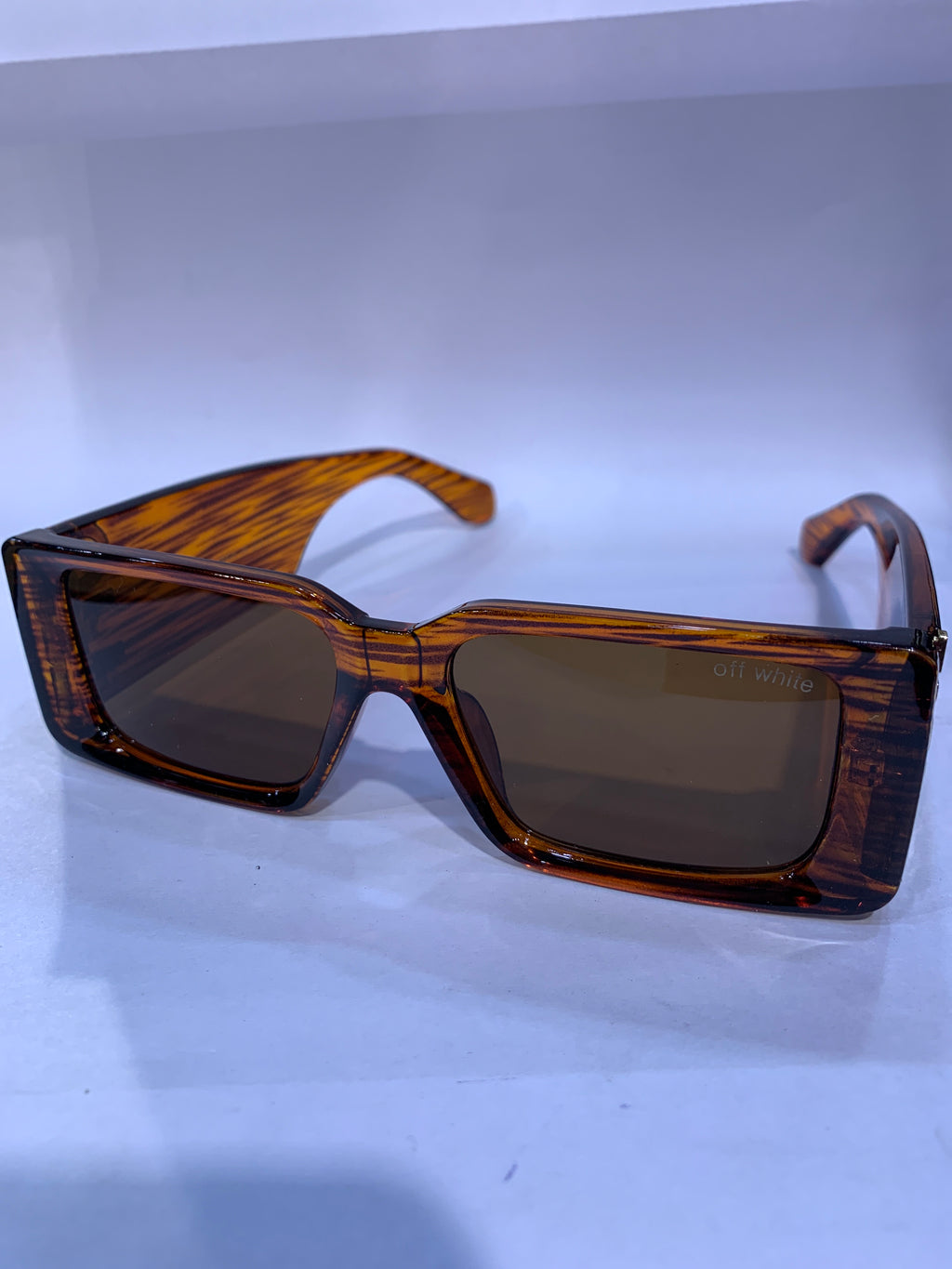 FFO Brown Transparent  Frame Brown Shade Unisex Sunglasss SUN 011