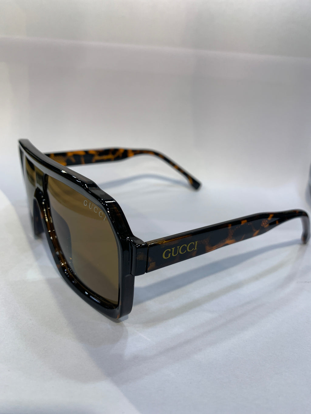 CUG Leopard Frame Brown Shade Unisex Sunglasss TR28015 58 17 150 CE