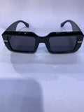 NEF Black Frame Black  Shade Unisex Sunglasss SUN 003
