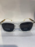 SOB transparent Frame Leopard Stick Black Shade Unisex Sunglasss ZJ3355 52 20 143