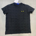 JSY NEF FEN Black Colour Yellow Eye Round Neck Imported Unisex Tshirt 2850