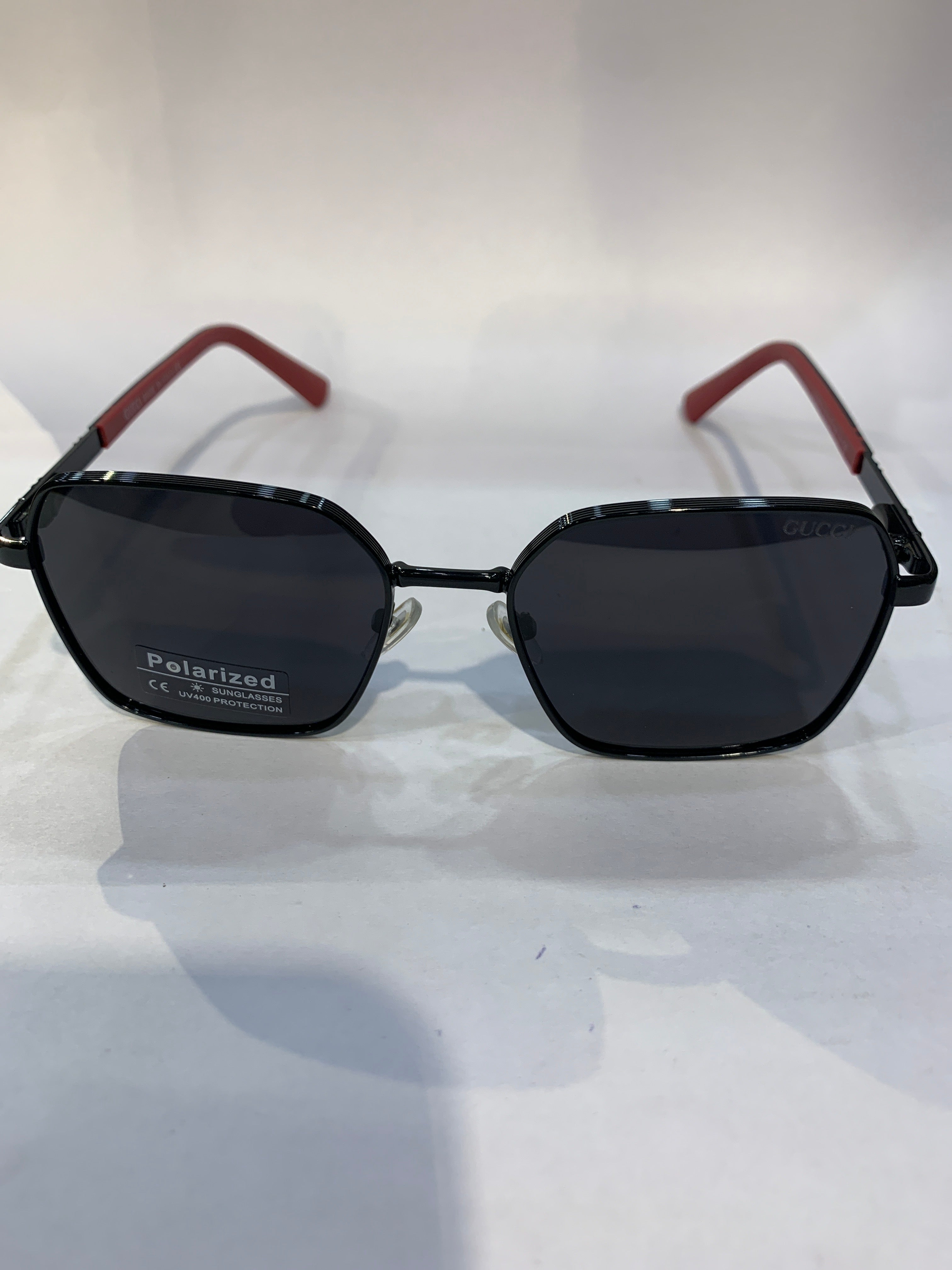 CUG  Black Red Frame Black Shade Unisex Sunglasss CF58439 54 16 145 C1 CE