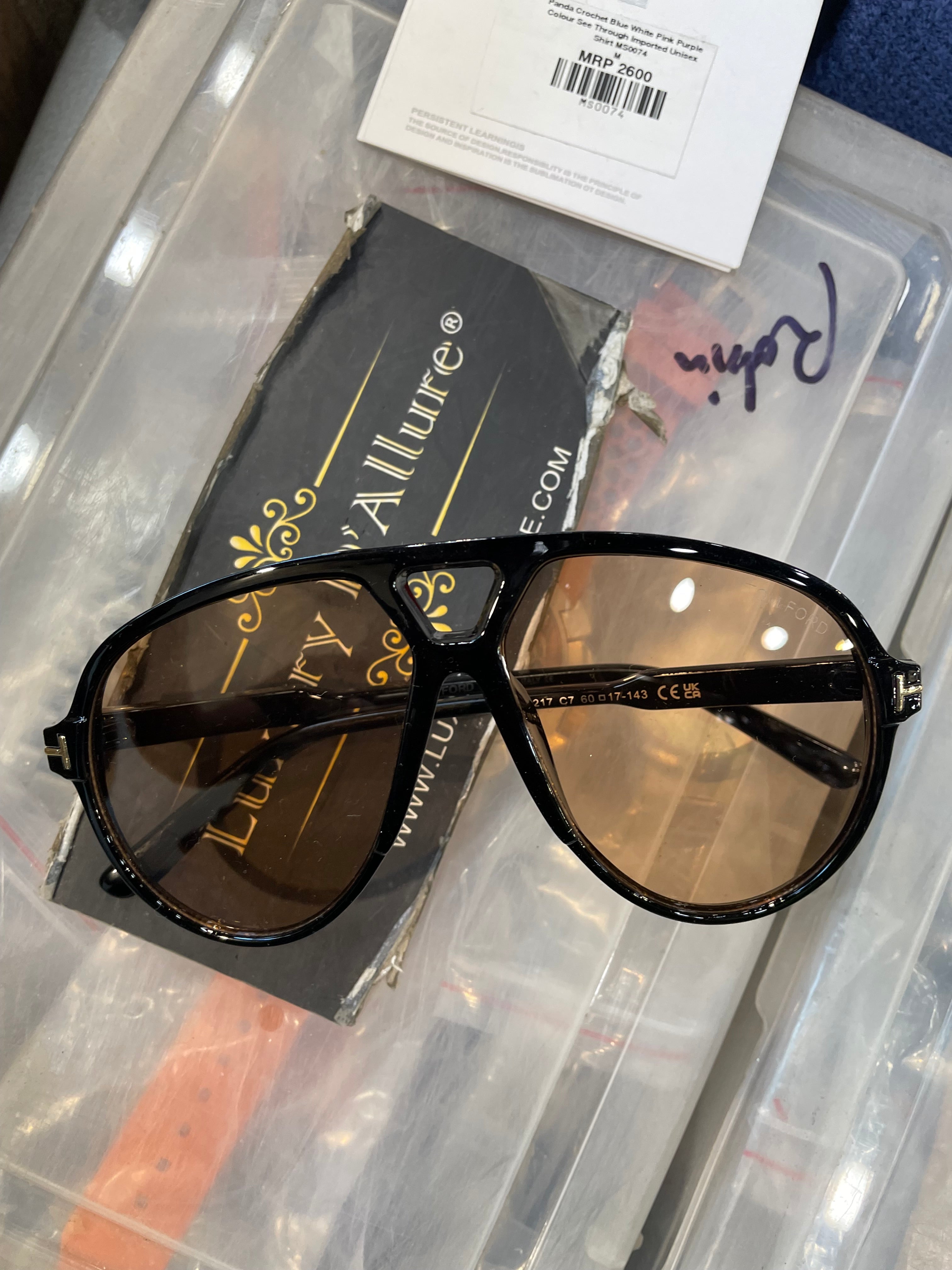 MOT Brown Frame Brown Shade Unisex Sunglass ZS98217 C5 60 17 143