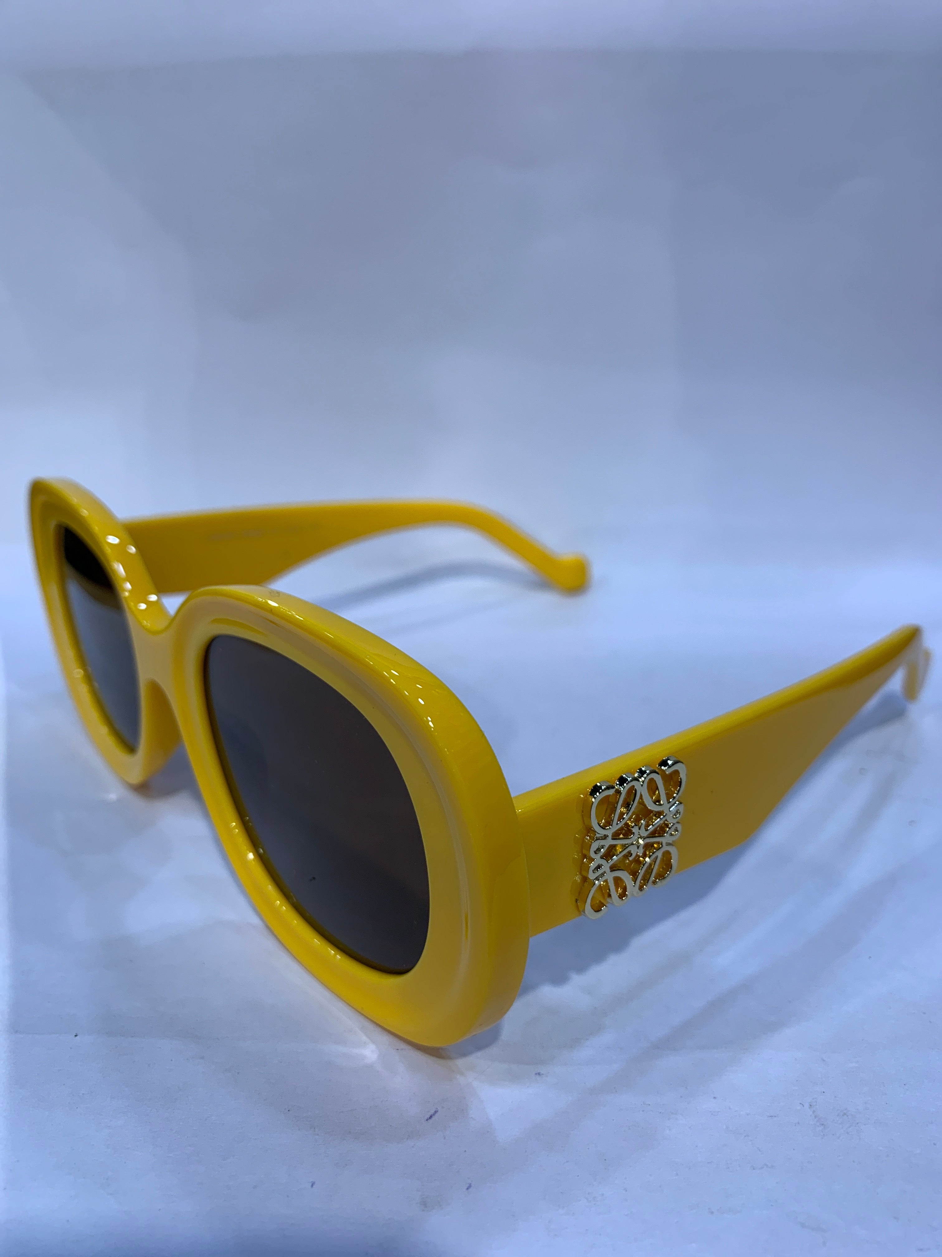 EOL Yellow Frame Black  Shade Unisex Sunglasss 6114 52 22 145