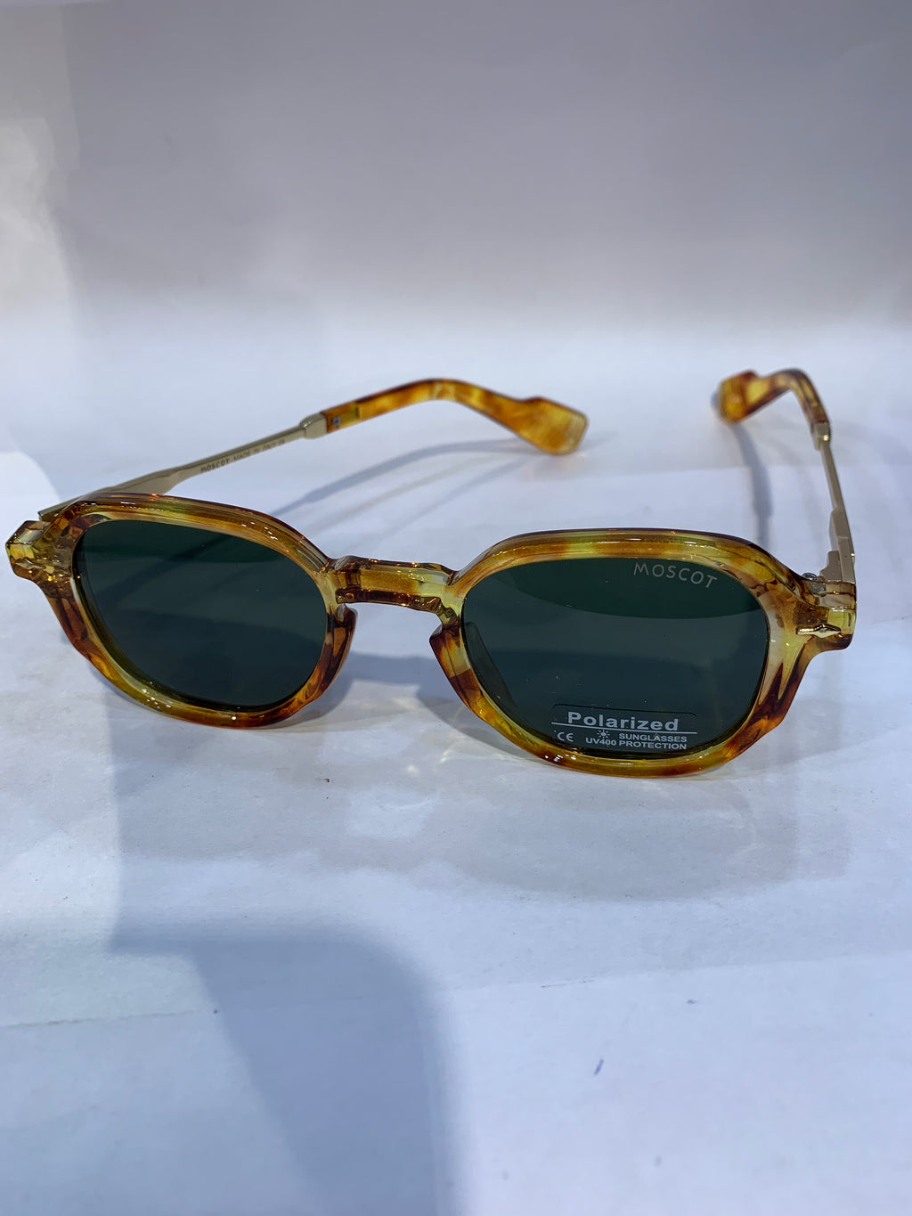 SOM Brown Transparent  Frame Green Shade Unisex Sunglasss ML98174P 48 22 145 C7