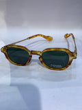 SOM Brown Transparent  Frame Green Shade Unisex Sunglasss ML98174P 48 22 145 C7