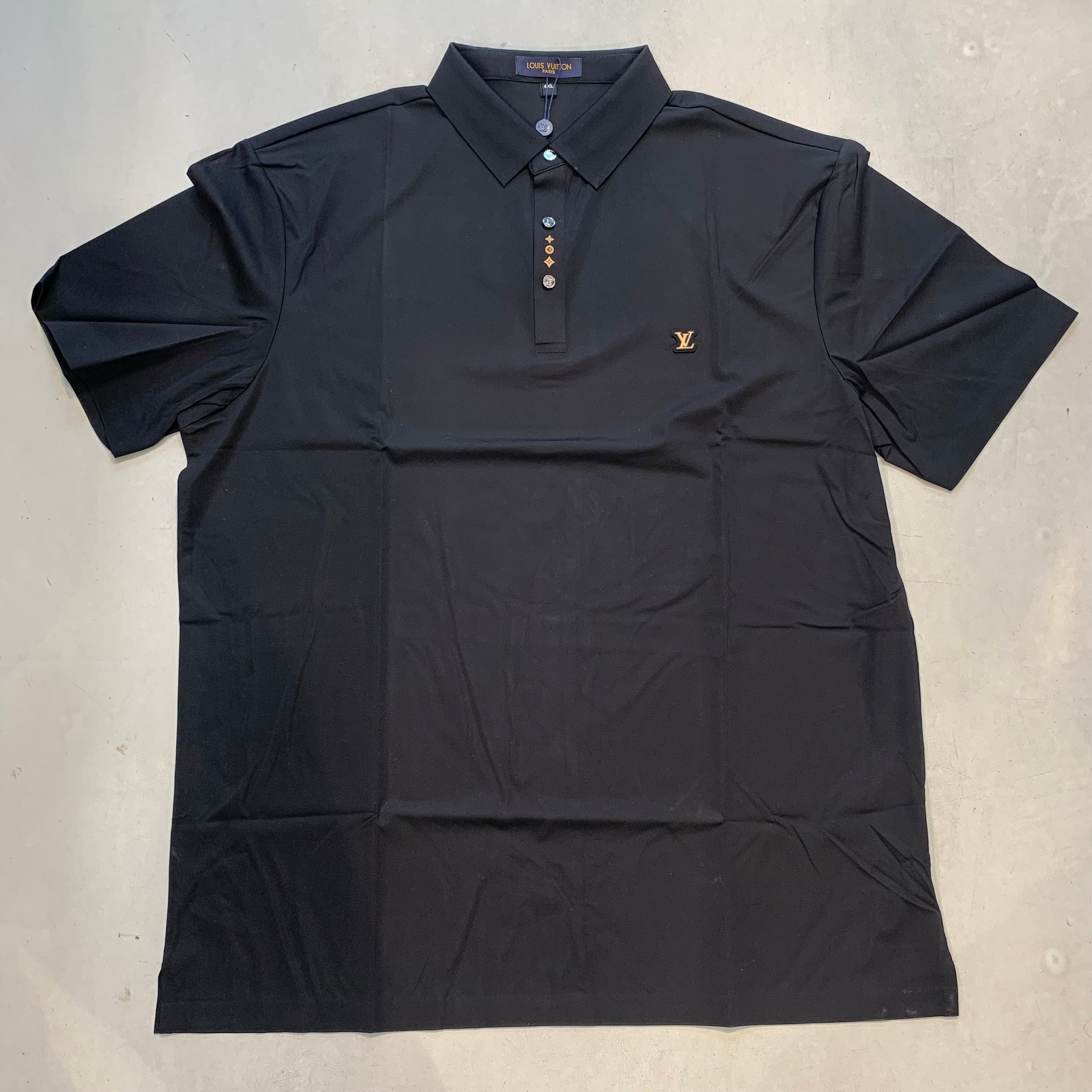UOL LOU Black Colour Half Sleeve Stichless Strachable Men’s Collar TShirt 76817