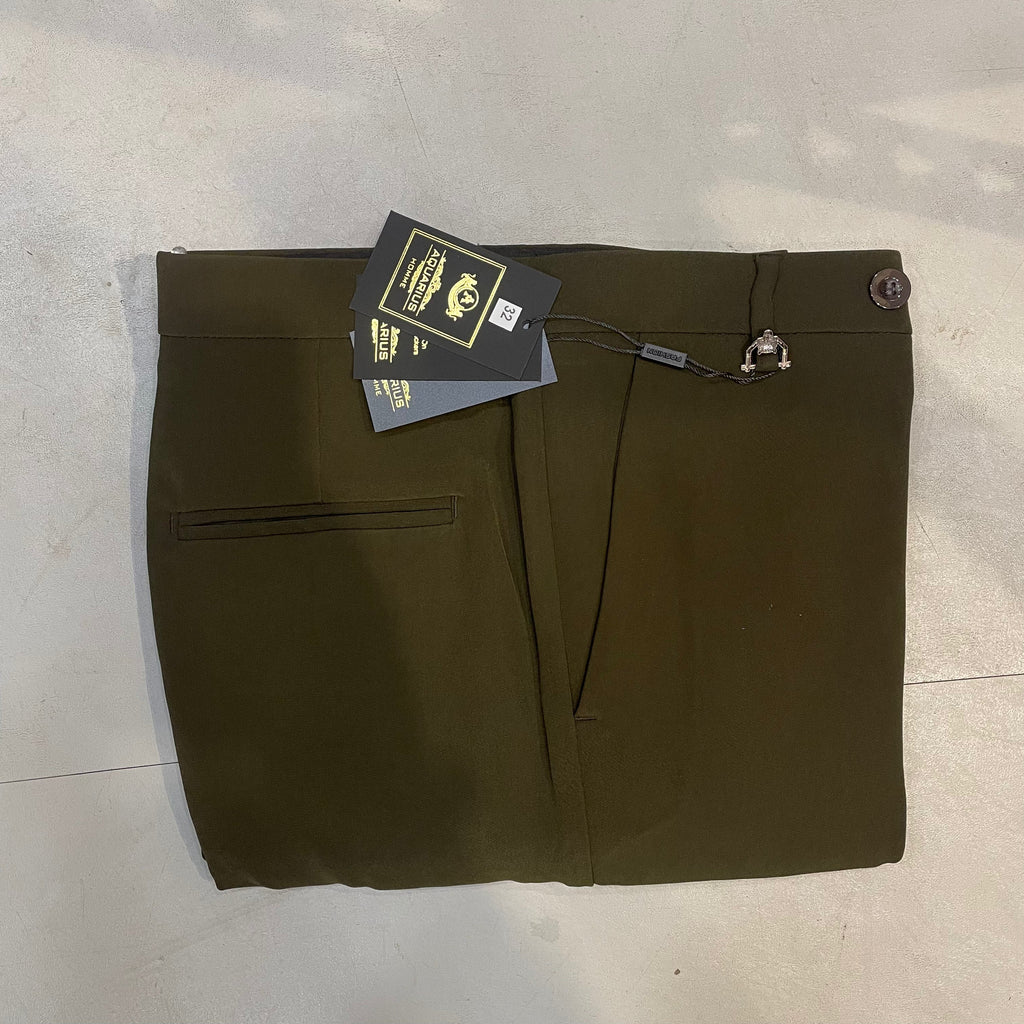 AQUARIUS Green Colour Bootcut Fit Premium Quality Imported Japanese Trouser 989722