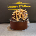 Rc Cr Brown Strap Gold Buckle Men’s Belt 64660
