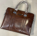 NOM MON Dark Brown Colour Unisex  Premium Imported Quality Laptop bag F1967-5