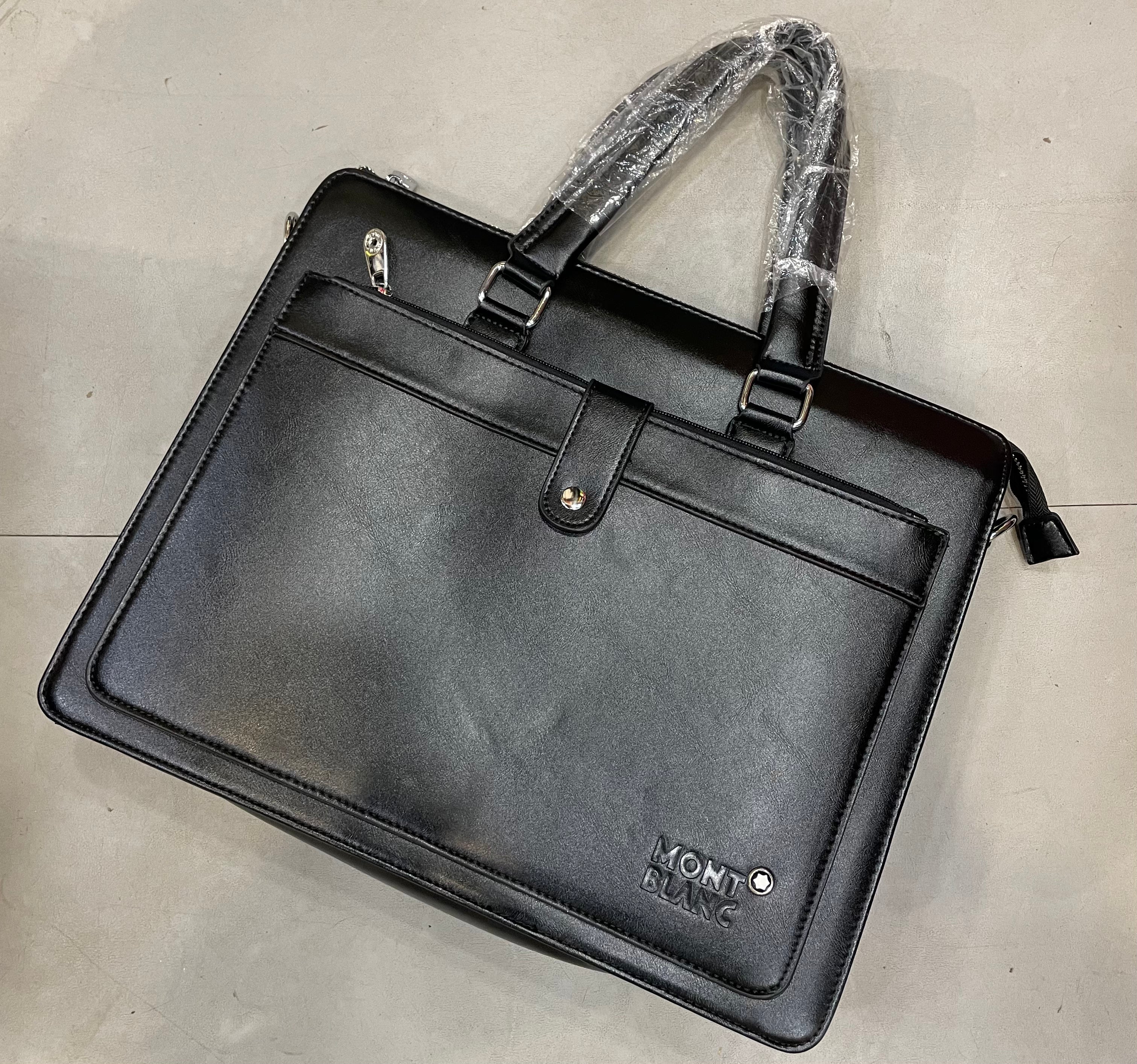 NOM MON Black Colour Unisex  Premium Imported Quality Laptop bag 9059-1
