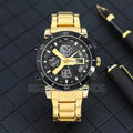 SOF Golden Chain Black Golden Dial Analog Digital Men’s Watch 989772