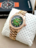 Lor Copper Chain Green Dial Men's Watch 989780