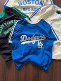 Adi Ida Dodgers Blue Colour Half Sleeve  Round Neck Premium Quality TShirt 988793