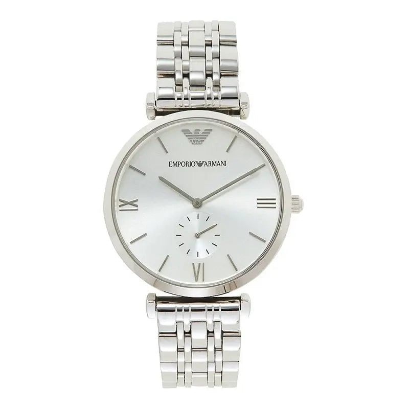 MRA Silver Chain Silver Ring White Dial Chronograph Working Men’s Watch 989840