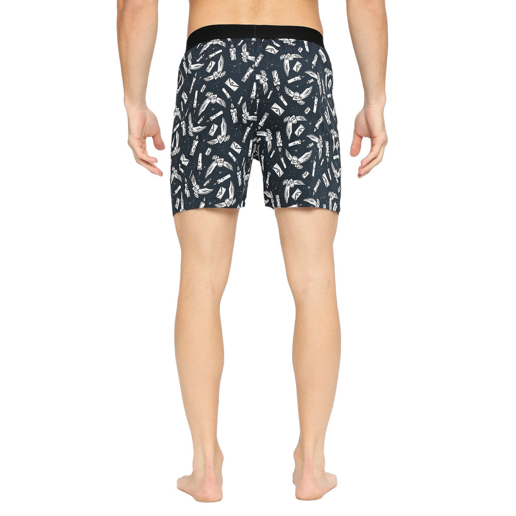 BZ INNERWEAR | HARRY POTTER-MEN'S BOXER | 100% COTTON | NAVY BOXER | PACK OF 1