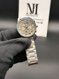 NOM MON Silver Gray Chain Gray Dial Heavy Chronograph Men’s Watch 988264