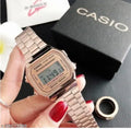 SAC Copper Chain Copper Digital Square Dial Unisex Sports Watch 600148
