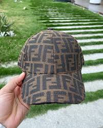 NEF FEN Brown Grey Cap FF Print Imported 987357